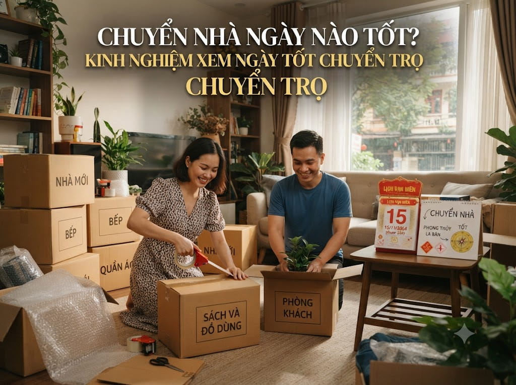 Chuyển Nhà Ngày Nào Tốt? Kinh Nghiệm Xem Ngày Tốt Chuyển Trọ