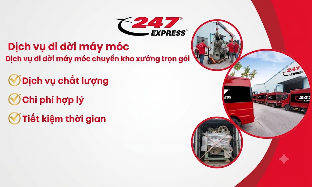 Dịch Vụ Di Dời Máy Móc Chuyển Kho Xưởng Trọn Gói, Uy Tín, Giá Rẻ