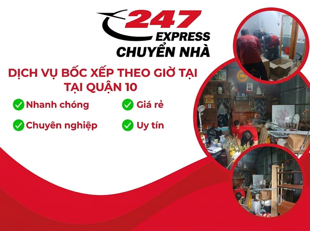 Dịch Vụ Bốc Xếp Theo Giờ Tại Quận 10