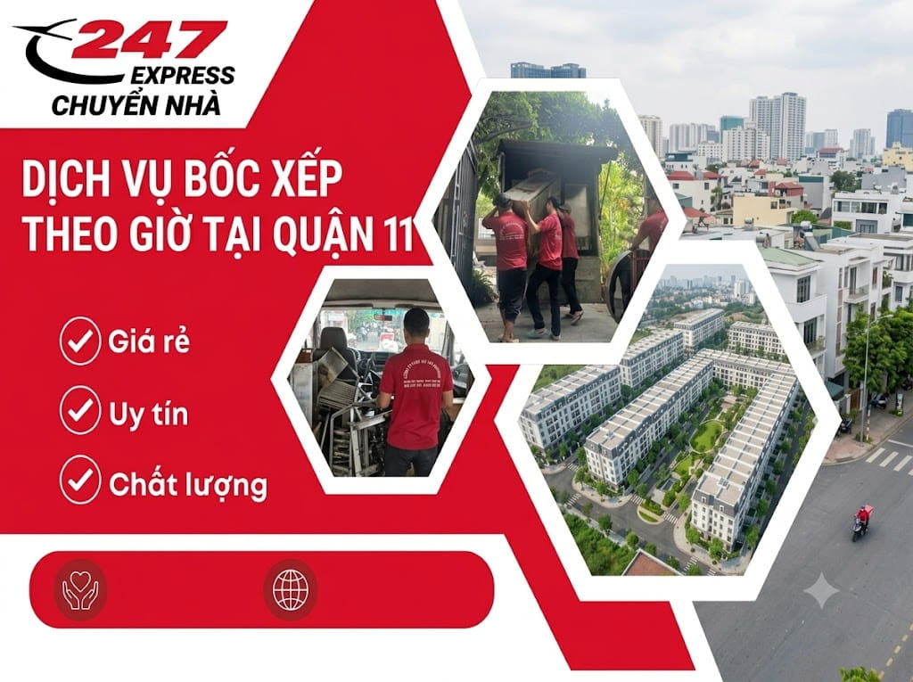 Dịch Vụ Bốc Xếp Theo Giờ Tại Quận 11