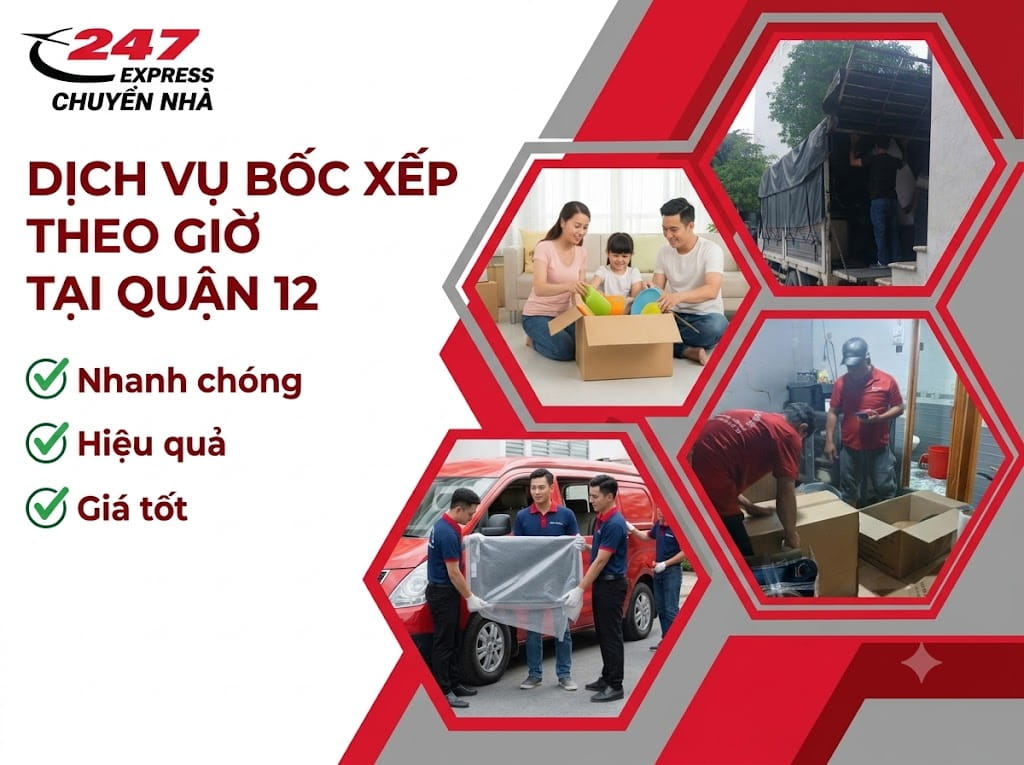 Dịch Vụ Bốc Xếp Theo Giờ Tại Quận 12