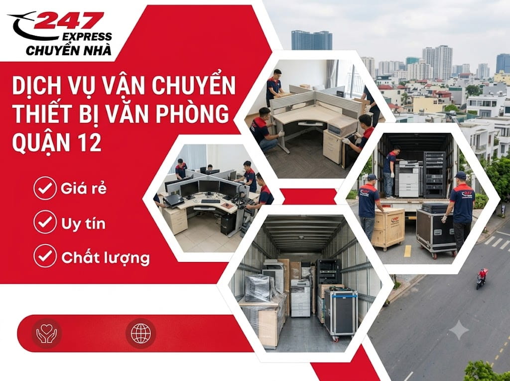 Dịch Vụ Vận Chuyển Thiết Bị Văn Phòng Tại Quận 12