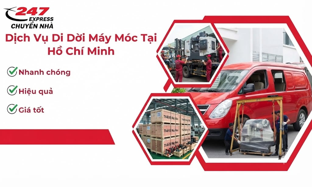 Dịch Vụ Di Dời Máy Móc Tại Hồ Chí Minh